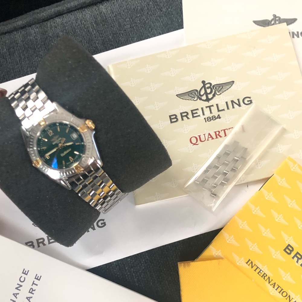 Breitling Women’s Callistino Gold Silver Watch